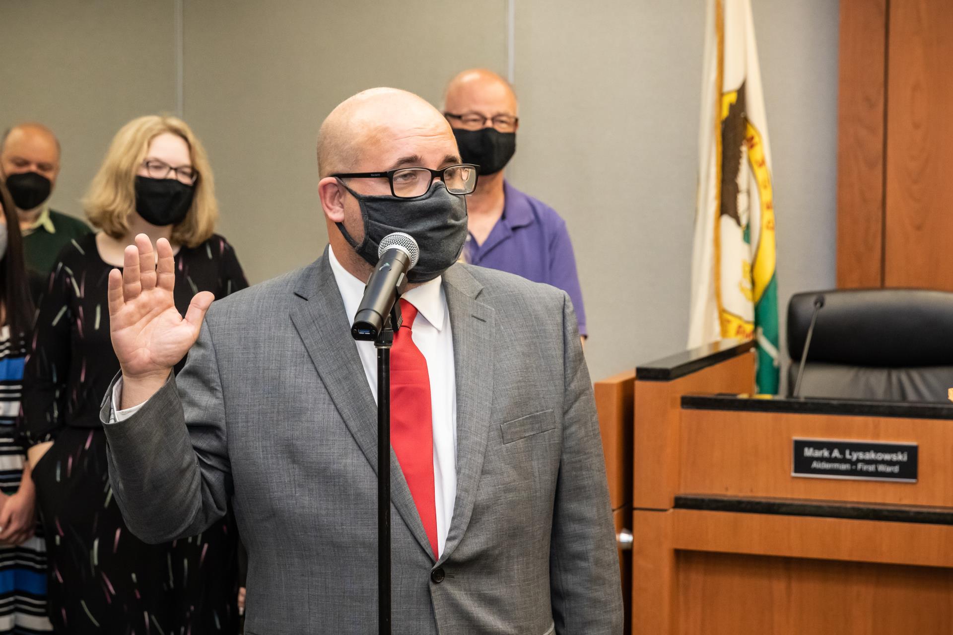 Andrew Goczkowski swearing in