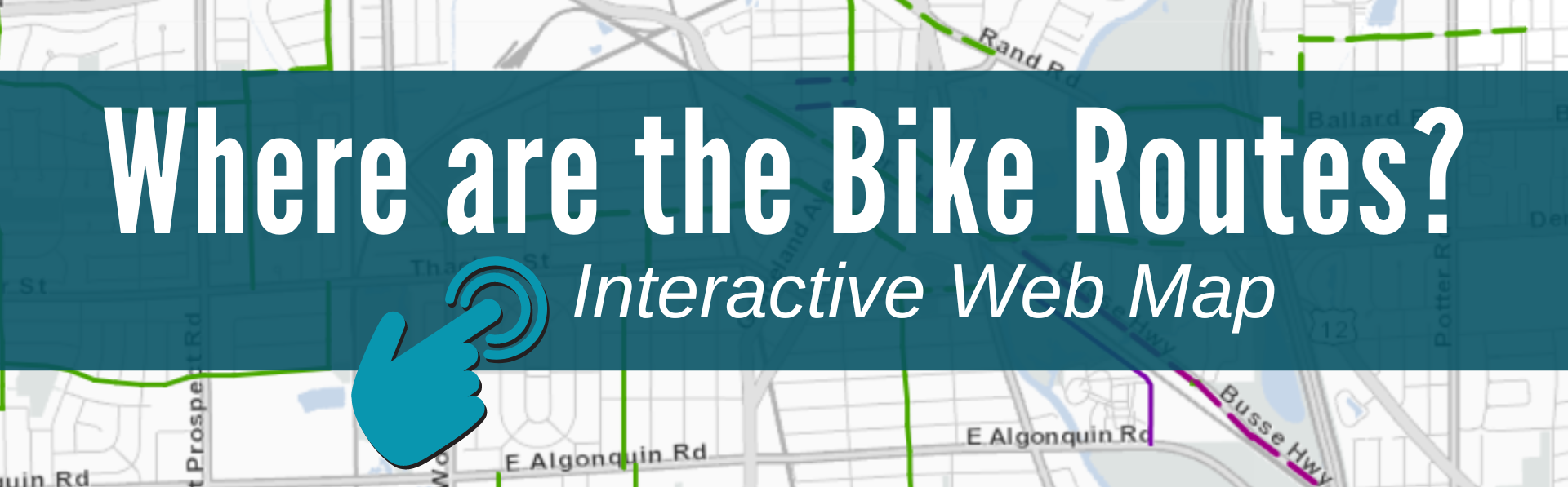 Click to go to the interactive bike route map.