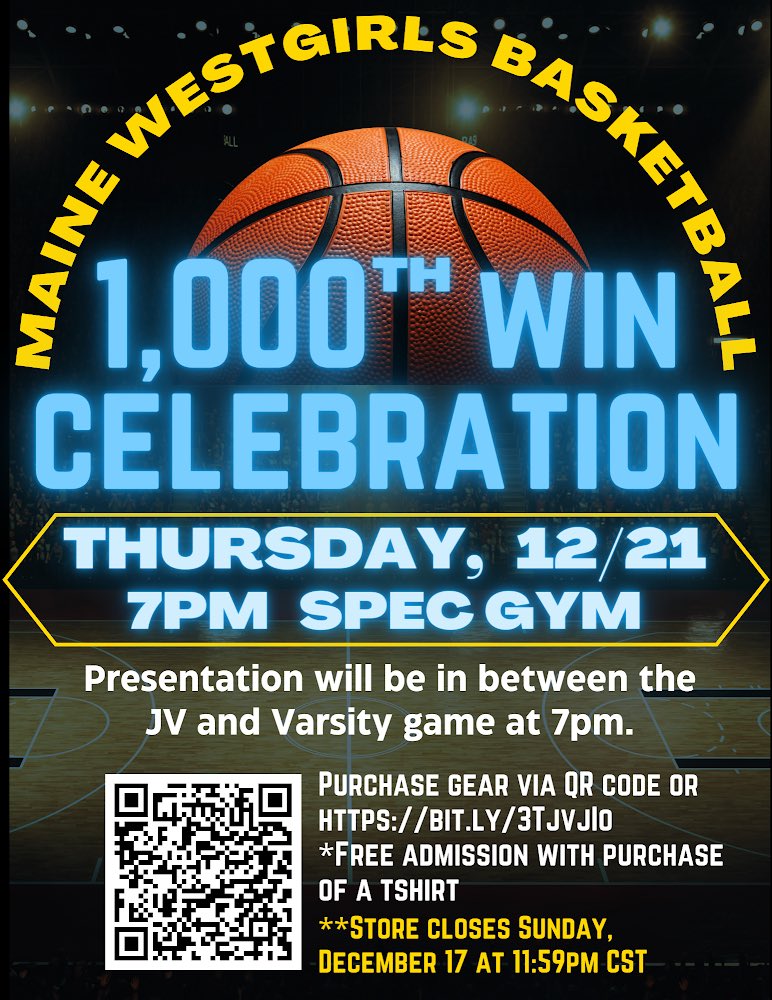 Maine West Girl's Basketball 1,000 Win Celebration