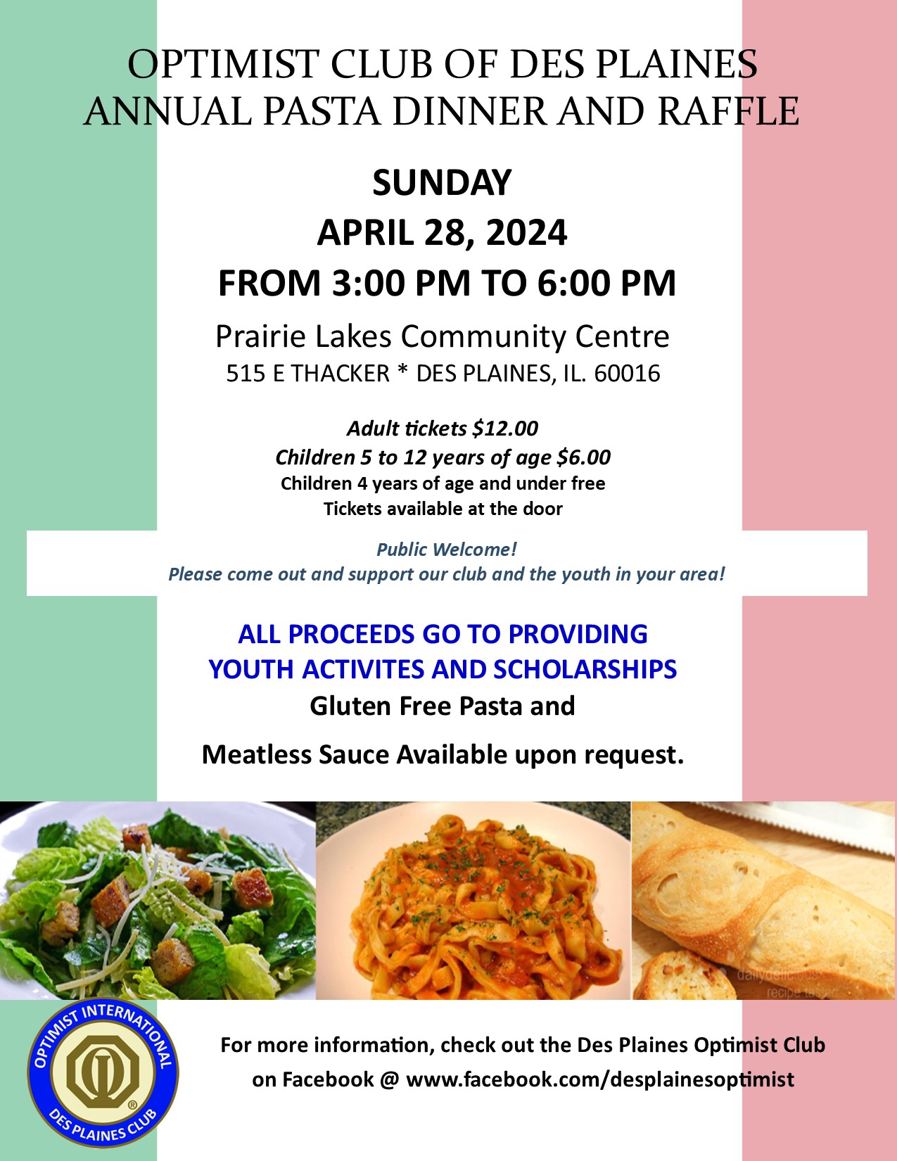 Pasta Dinner Flyer